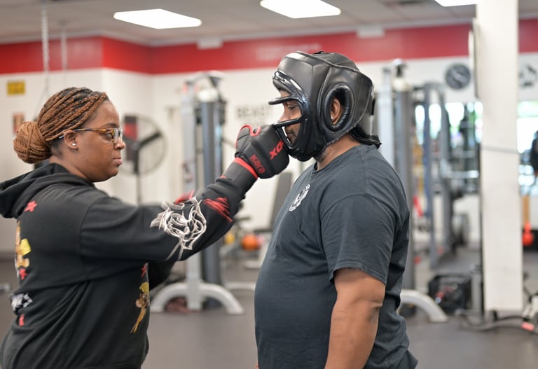 Students Training in the Martial Arts