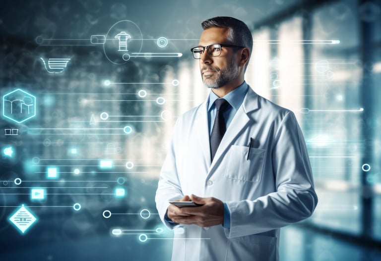 doctor with glasses