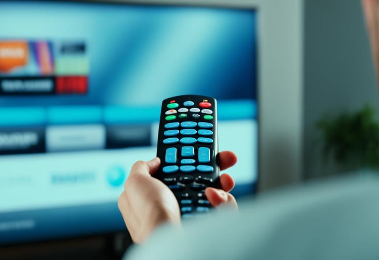 توصيل ريموت تلفزيون