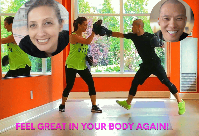 A fitness woman ENZA RECAIDO training JEET KUNE DO NORTH YORK with Her Husband MARK RECAIDO!