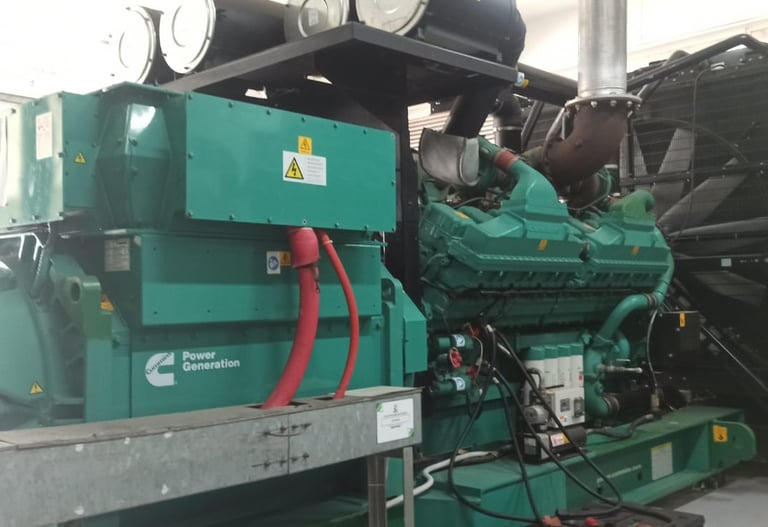 Cummins QSK60-G8, 2145kW, 400v 50 Hz.