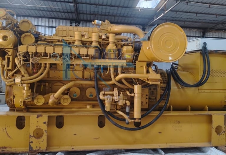 Caterpillar 3512B, 1472 kW Continuous, 450v. 60 Hz.