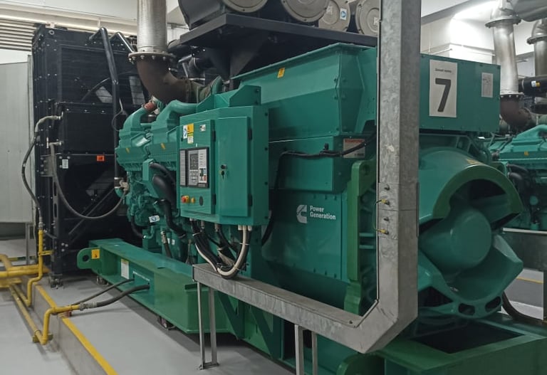 Cummins QSK60-G8, 2145kW, 400v 50 Hz.