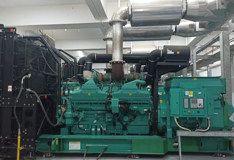 Cummins QSK60-G8, 2145kW, 400v 50 Hz.