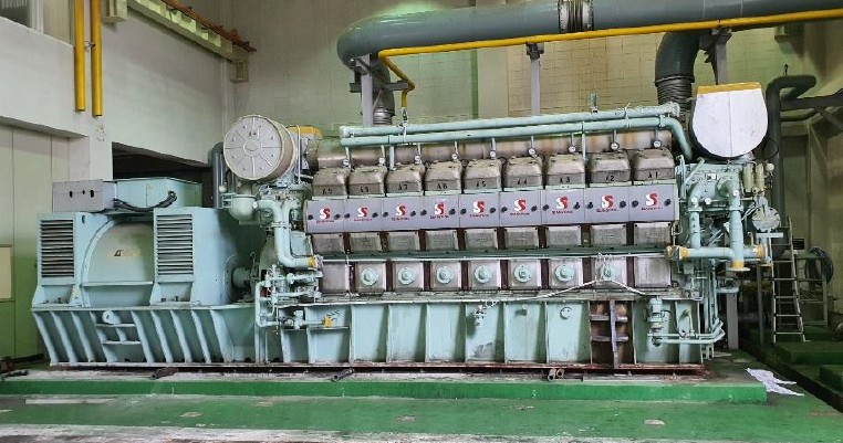 MAN 18V28/32H, 3.6 MW, 6600v. 60 Hz. Diesel Generator