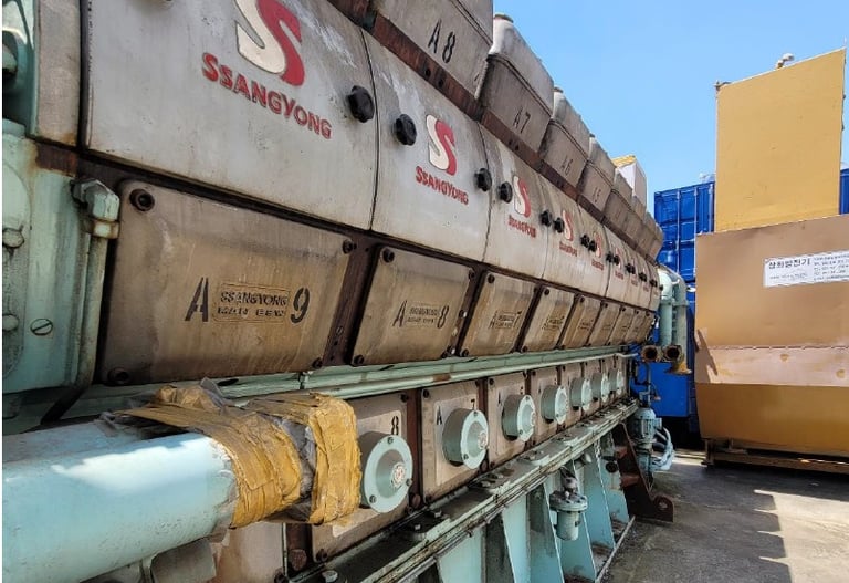 MAN 18V28/32H, 3.6 MW, 6600v. 60 Hz. Diesel Generator