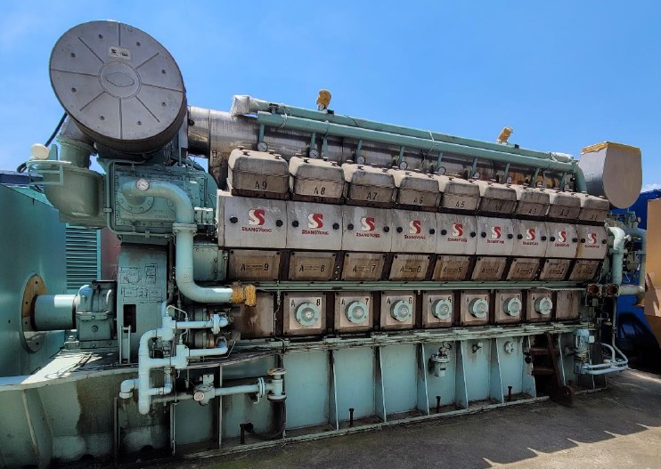 MAN 18V28/32H, 3.6 MW, 6600v. 60 Hz. Diesel Generator