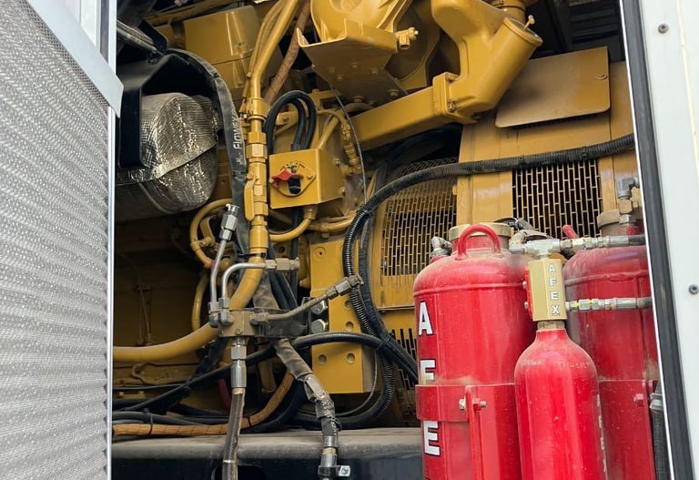 Caterpillar G3520, 2.5 MW, 13.8 kV, 60 Hz Natural gas