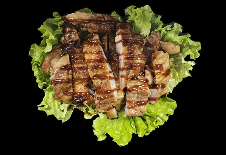 a plate of food with rice and vegetables