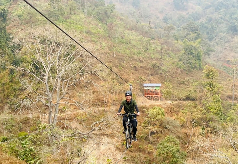 Sky Cycle Zipline SAM zipline