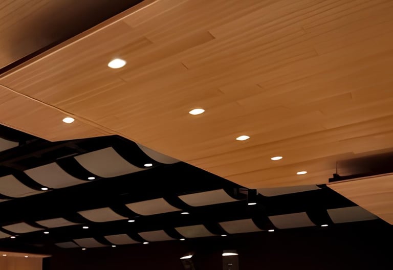 Nuvens acusticas defletoras