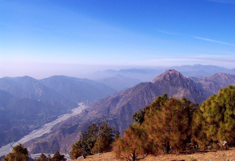 Hairakhan Kailash, il fiume Gotam Ganga, Kumaon Himalayas