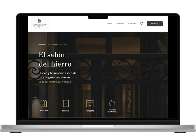 Mockup para Planes en Mares Estudio Web