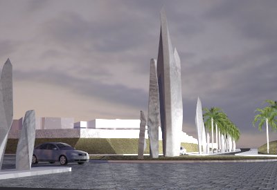 Boulevard Las Piedras, Puerto Rico, Taino, Urban Sculpture