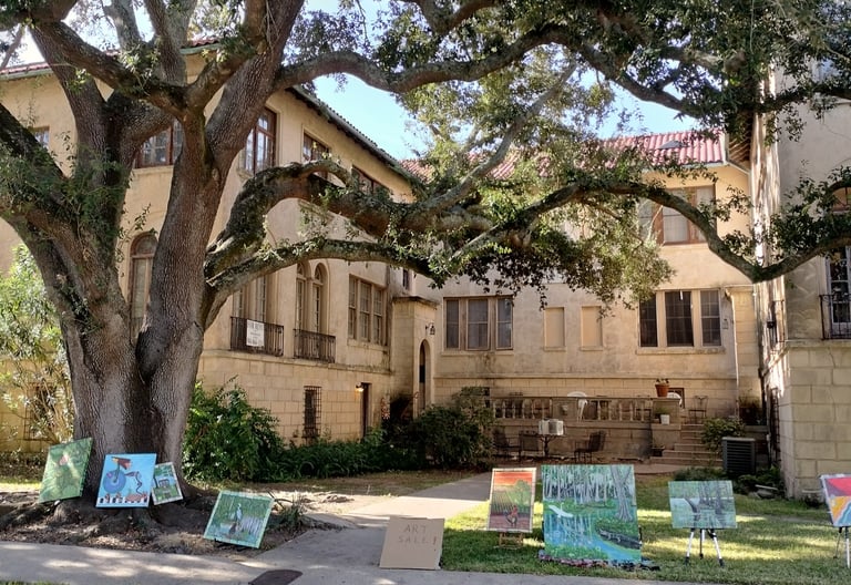 624 Lowerline, Residence, studio and gallery