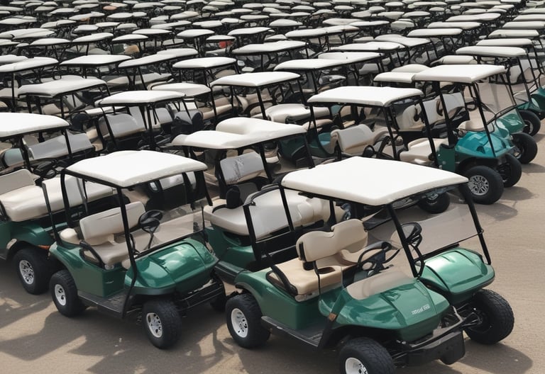 Club golf carts available for sale