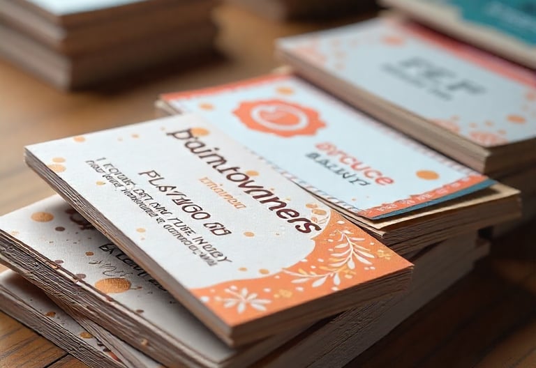 Bulk printing of brochures and flyers ready for dispatch