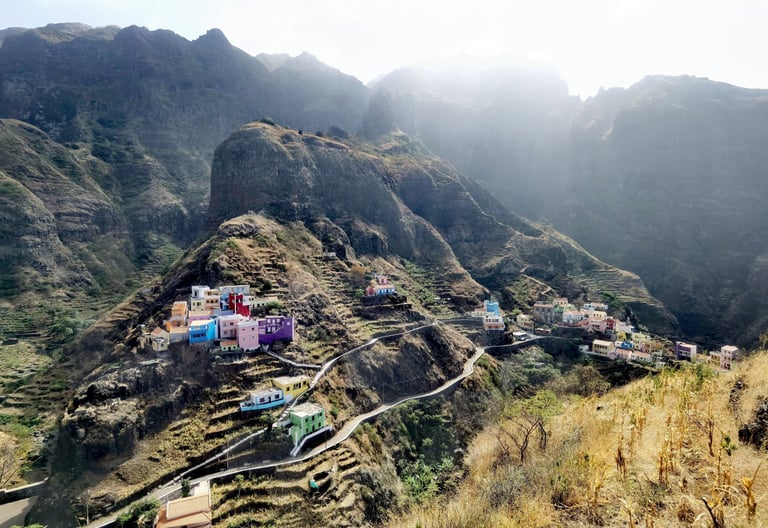  photo sentier de randonnée sur l'île de Santo Antao , Cap Vert
