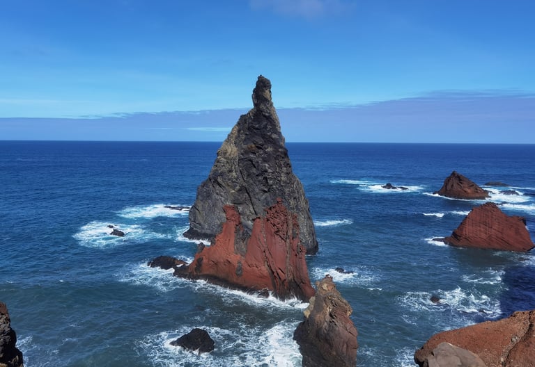 photo falaises escarpées Madère