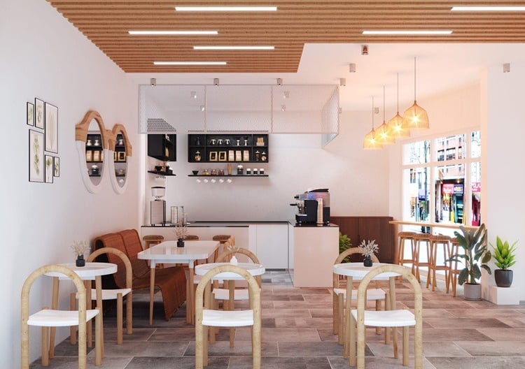smart design of a cafe