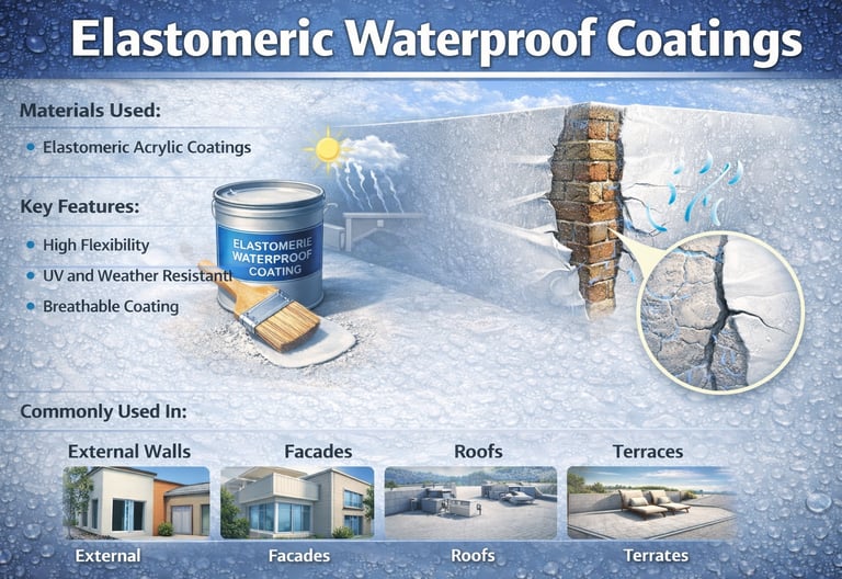 Elastomeric Waterproof Coatings