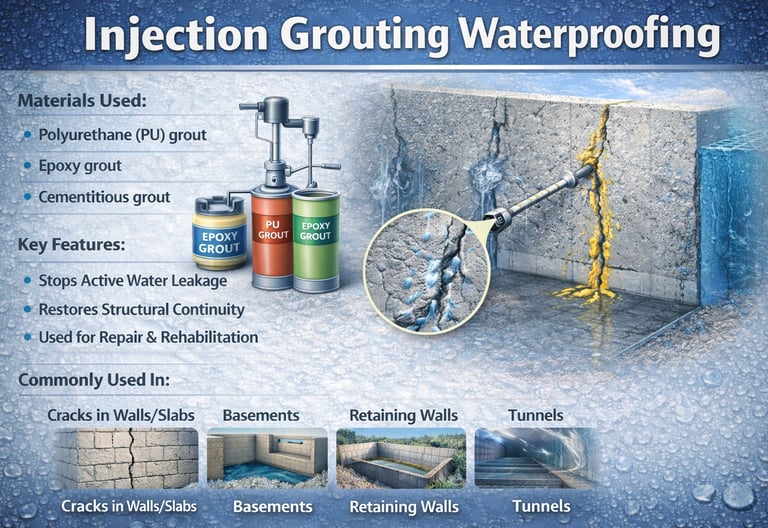 Injection Grouting Waterproofing