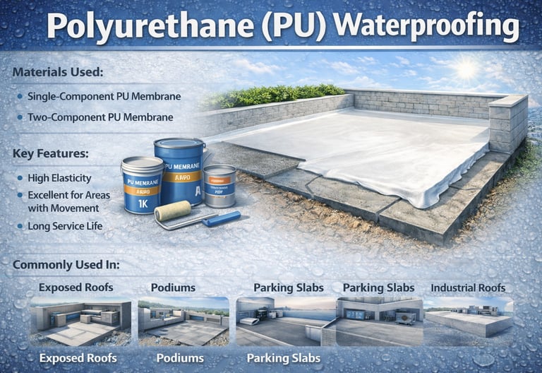 POLYURETHANE (PU) WATERPROOFING