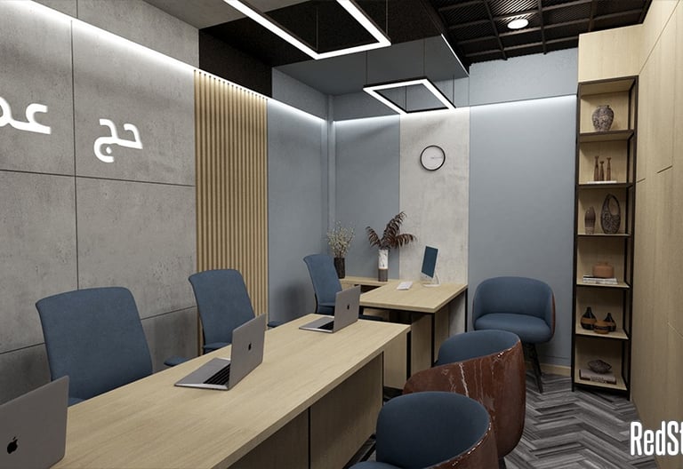 Office Interior, Travel Agency Office Design, Modern Office interior