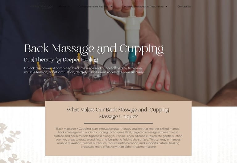 Back Massage and Cupping
