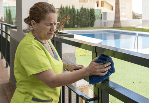 Método de trabajo y limpieza profesional