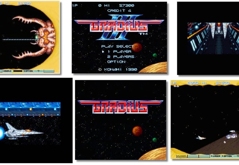 Gradius III 1990 Gênero: Ação » Tiro » Shoot-'Em Up, Desenvolvedora/Publicadora: Konami
