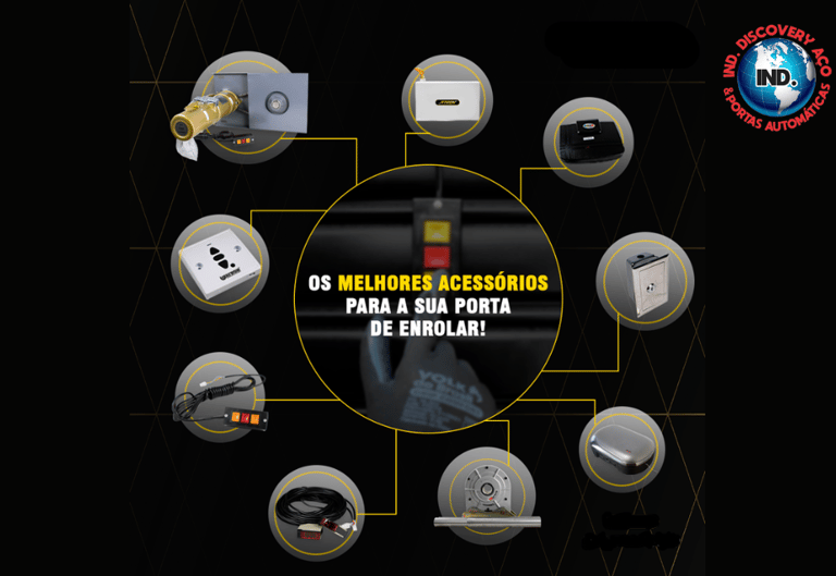 acessórios para porta de enrolar automática