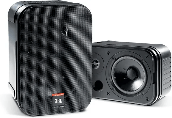 JBL Control 1 PRO, Pareja de Altavoces con soporte de 150 W (estéreo), negro