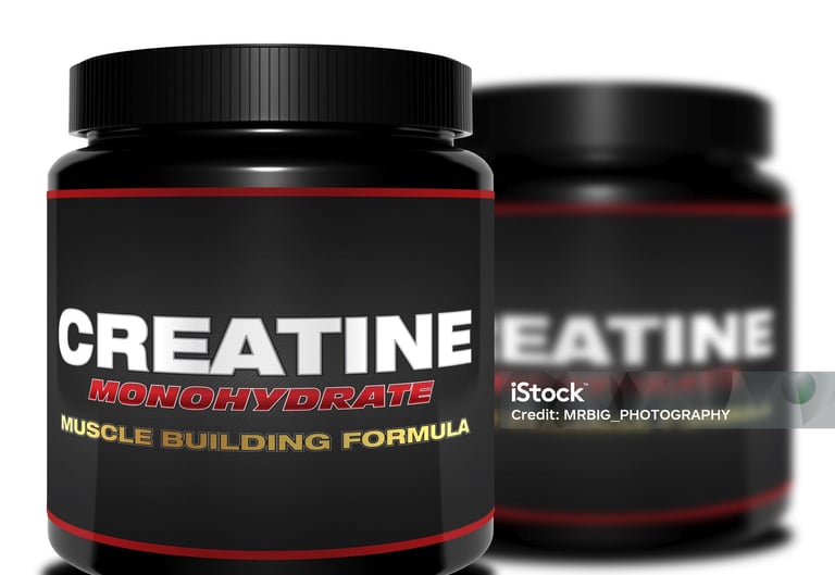 a couple of creatine containers