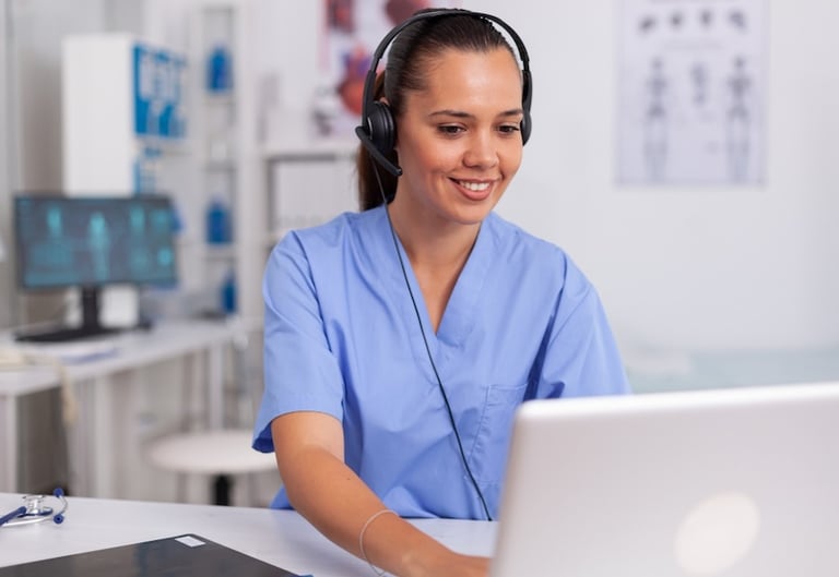Billing staff at work