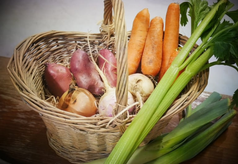 panier légumes pot au feu