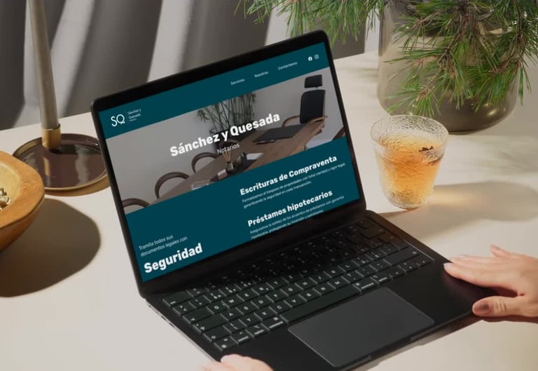 diseño web notaria sanchez y quesada