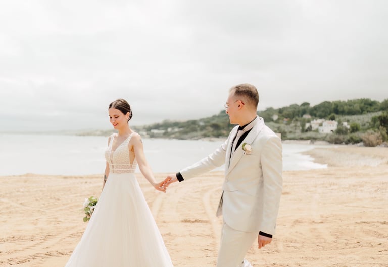 Matrimonio in riva al mare