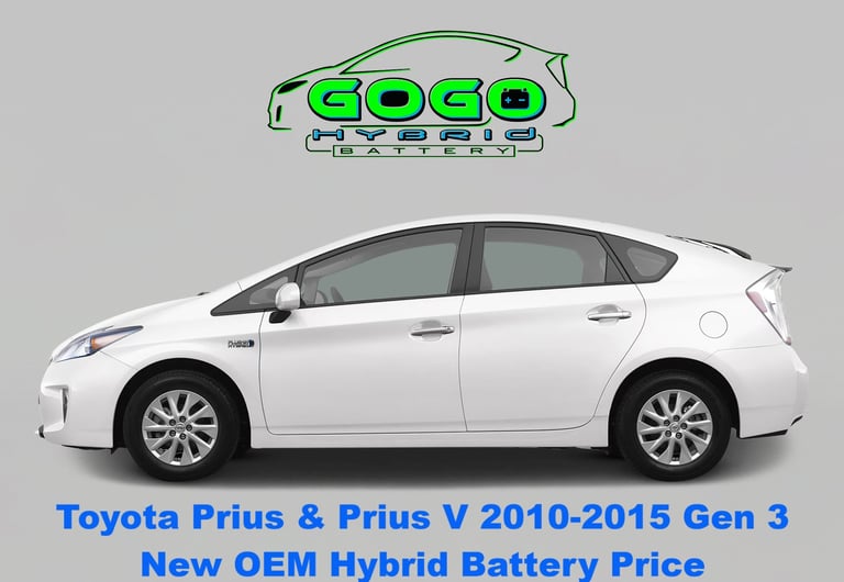Prius & Prius V 2010 2011 2012 2013 2014 2015 gen 3 new oem hybrid battery GoGoHybridBattery.com  