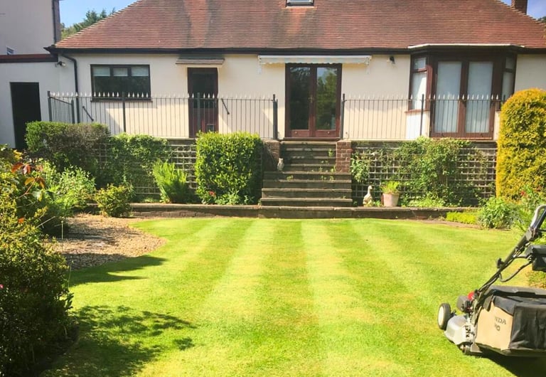 front garden lawn care