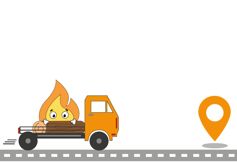 Livraison rapide de bois de chauffage MaxThomasBois