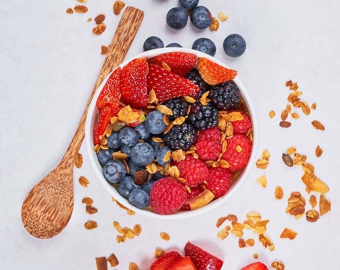 céréales aux fruits