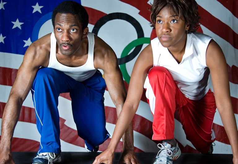 Discovery Theater's Going the Distance tells the stories of Olympians Jesse Owens and Wilma Rudolph
