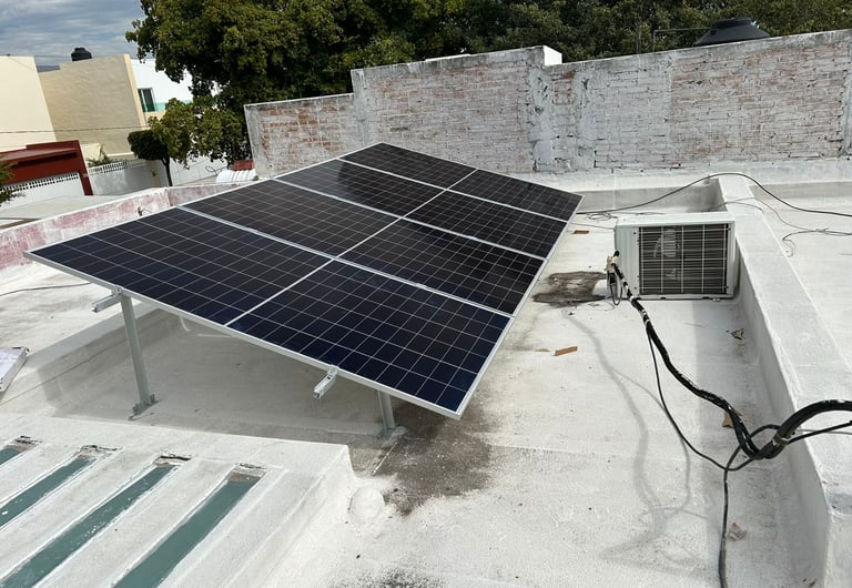 Paquete 4 paneles solares