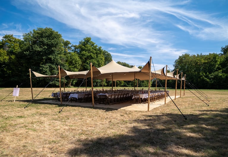 Barnum extérieur de mariage