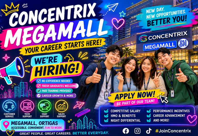 indeed job hiring ortigas jobstreet job hiring ortigas concentrix megamall alorica makati foundever