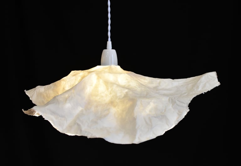 sculpture éclairée petite fleur simple