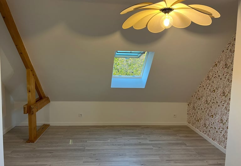 chambre d'enfant rénovée