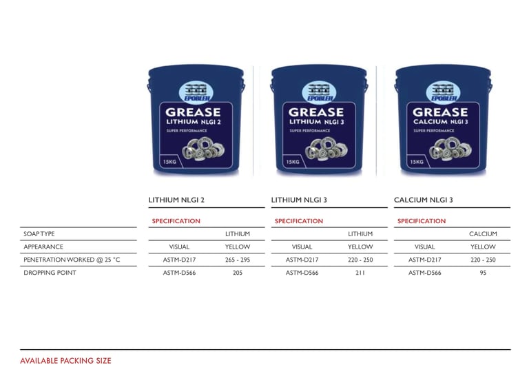 High-quality grease dealer in the UAE