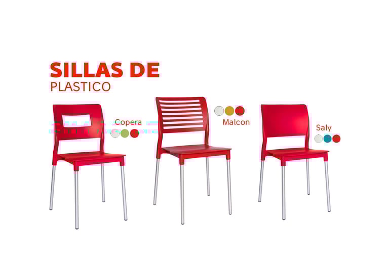 sillas de plastico para bar